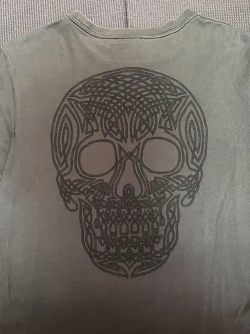 NUMBER (N)INE 아카이브 06AW NOIR기 스컬 T셔츠