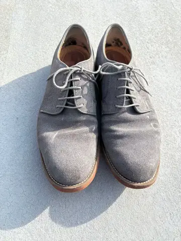REGAL 플레인토 스웨이드 신발 그레이