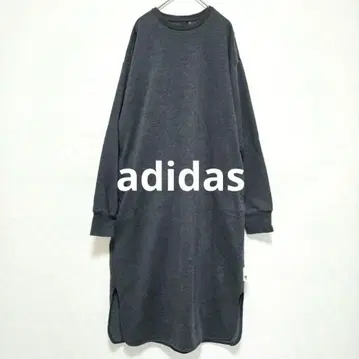 아디다스 [ adidas ] 맨투맨 원피스 속기모 다크 그레이