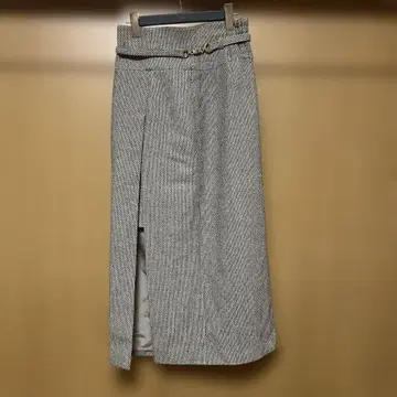 마이 스트라다 Mystrada 새상품급 롱 타이트 스커트 두꺼운 원단