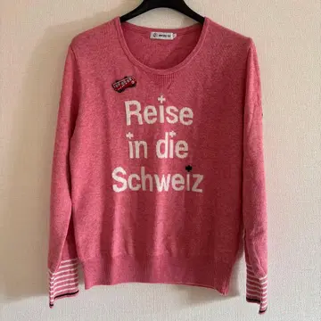 앤퍼시 봄/가을 스웨터 핑크 L 사이즈