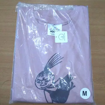 무민 라벤더색 롱 티셔츠 M 사이즈