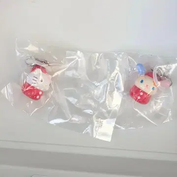 산리오 딸기 메지루시 액세서리