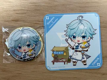 원신 스이파라 콜라보 중운 캔뱃지 코스터
