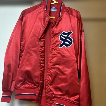 월드 윈 바시티 자켓 스타일 자켓 레드 94-5