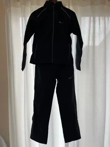 나이키 여성용 우비 세트 블랙 M 사이즈