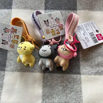 산리오 모후모후 프렌즈 다정한 PVC 키링 산리오