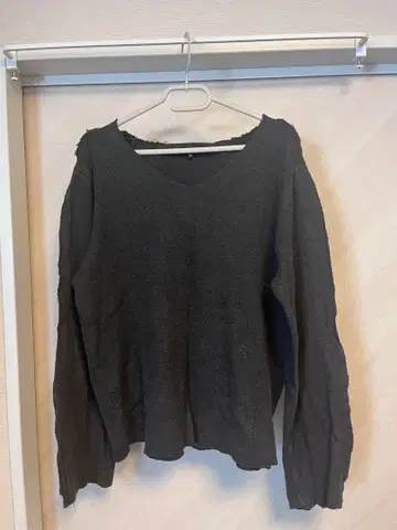 dirk schonberger 다크 그레이 V넥 티셔츠