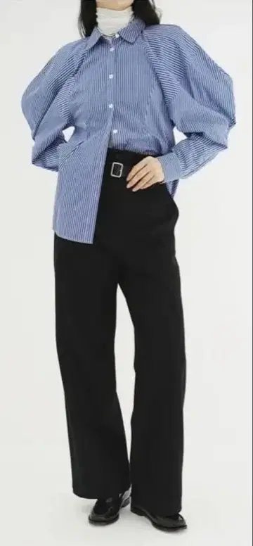 클라네 블랙 와이드 팬츠 사이즈 1