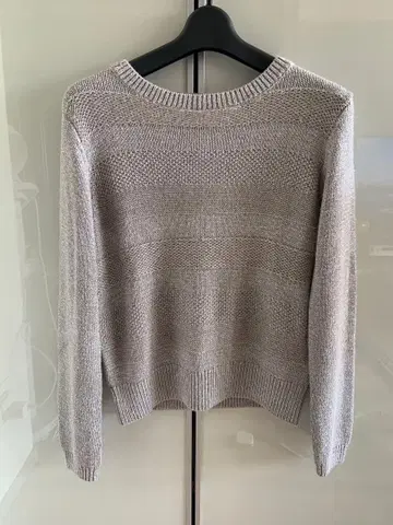 화려한 라메사 긴팔 니트