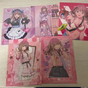 미사용 그리드맨 유니버스 미나미 유메미 클리어 파일 세트