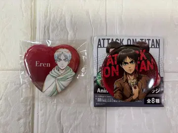진격의 거인 엘렌 한정판 혜택 하트형 캔뱃지 WIT STUDIO 격동
