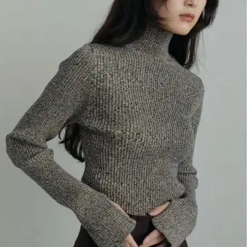 anuke 슬릿 터틀 니트