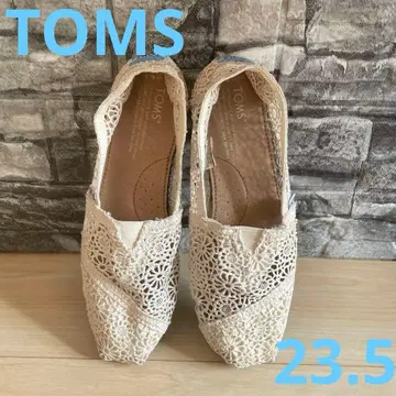 TOMS 톰스 화이트 모로칸 크로셰 레이스 23cm