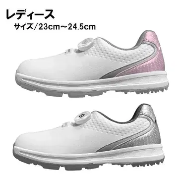 [ 미사용 새상품 ] 여성용 골프화 22cm 화이트/핑크