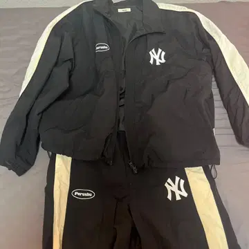 [ 완판템 ] perushu mlb 나일론 셋업