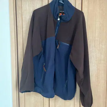 Keroz 플리스 자켓 L 브라운/네이비