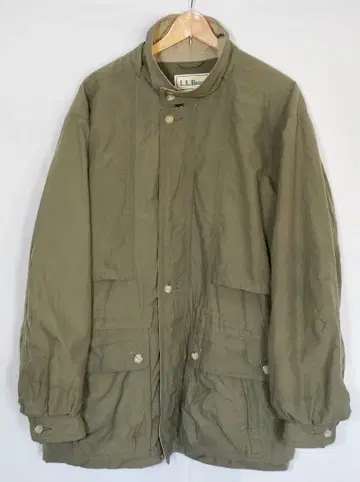 80s 빈티지 L.L.BEAN 고어텍스 카키 블루종 L 사이즈