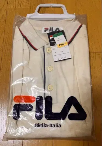 FILA 테니스웨어 피케 셔츠 L 사이즈 크림색 빈티지