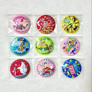 Disney Characters 자수 캔뱃지 비스킷 2