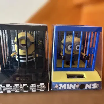 미니언 솔라 배터리 피규어 2개 세트