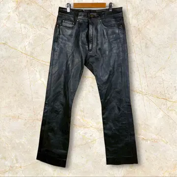 SRP 가죽 하의 소가죽 라이더스 바이크 L