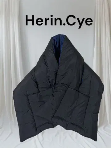 [ 미사용 ] Herin.Cye 다운 자켓 해린 도트 사이 블랙