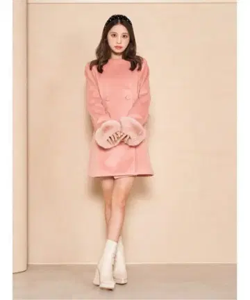 택 포함 새상품 Darich 턱 디자인 체크 코트