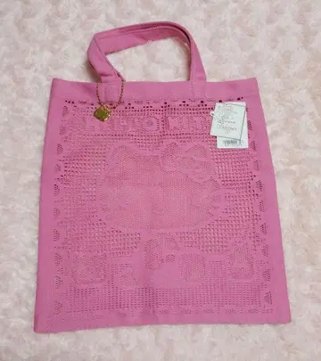 치카자와 레이스 헬로키티 핑크 토트백