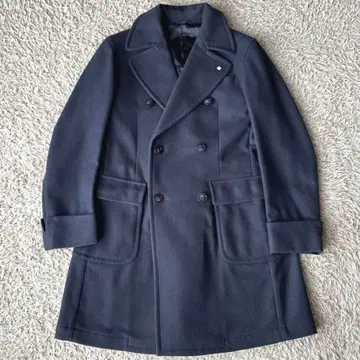 새상품급 L.B.M.1911 루비암 카 코트 울 코트 네이비 48