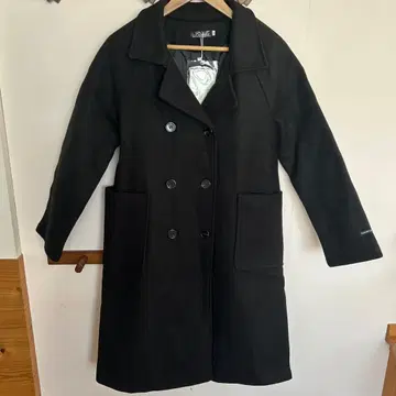 패션 블랙 롱 코트 M 사이즈