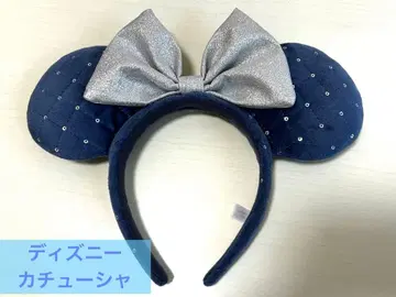 미키 귀 머리띠 네이비