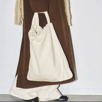 todayful 에코 가죽 개더 백