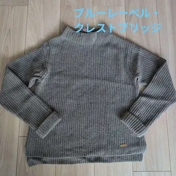 BLUE LABEL CRESTBRIDGE 그레이 하이넥 스웨터 38