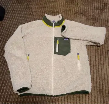 Patagonia 플리스 자켓 레트로X 크림/그린