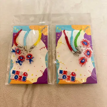 먀쿠먀쿠 공유 스트랩 키링 만박