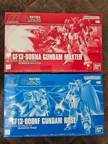 HG 1/144 건담 맥스터 & 건담 로즈 세트