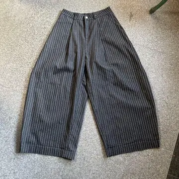 PushPush 스트라이프 데님 슬랙스 사이즈 L