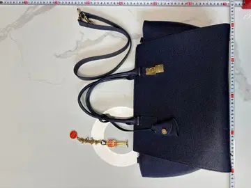 [ 새상품급 ] 사만다 타바사 네이비 2WAY 핸드백 숄더 가죽