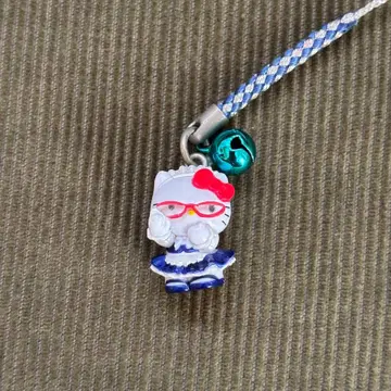 [레어] 지역 한정 키티 도쿄 아키하바라 메이드 헬로키티 스트랩 안경