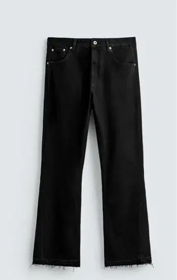 Zara JEANS FLARE FIT Black