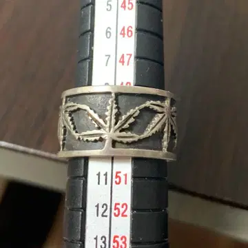 Silver925 Ring 마리화나 실버 반지