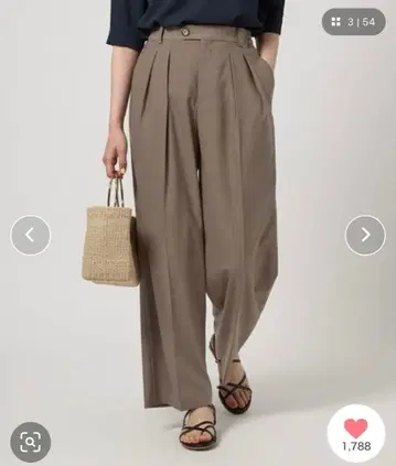 그린 라벨 릴랙싱 키친토 하의 콤피 다크 브라운 40