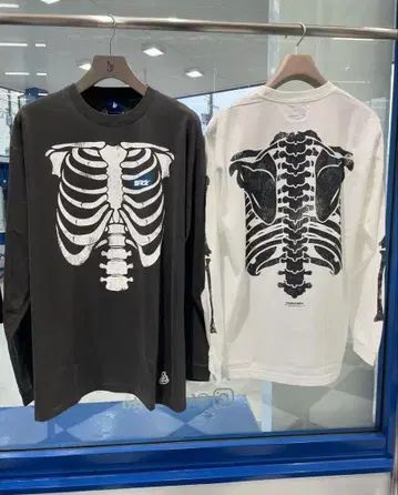 [ FR2 항구 한정판 ] BONE Garment Dye 롱 T 블랙 M