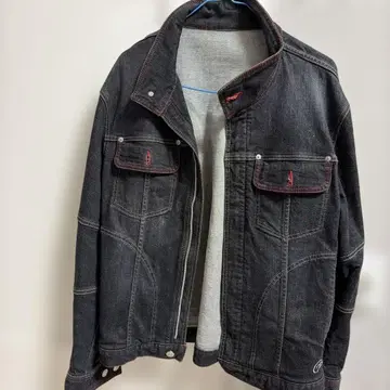GRANDEUR 다크 데님 집업 자켓 사이즈 3