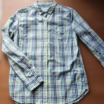 새상품급 해밀턴 에센스 탄력 체크 무늬 Y셔츠 당일 발송