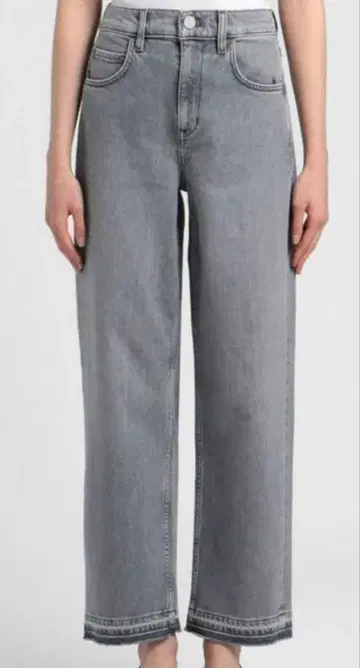 띠어리 와이드 데님 그레이 사이즈 26