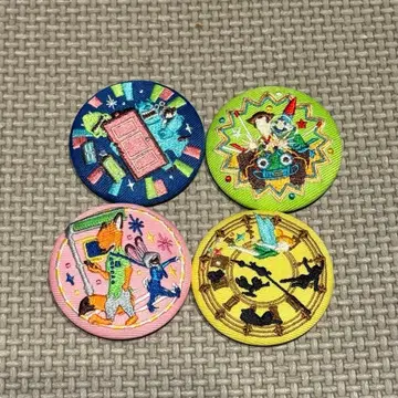 디즈니 자수 캔뱃지 비스킷 2