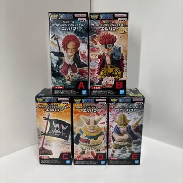 원피스 월드 컬렉터블 피규어 엘바츠 5종 컴프