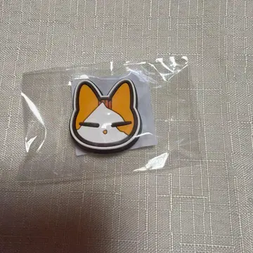고양이 얼굴 러버제 배지